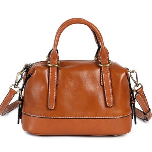 Royal Bagger Top-Handle Bags for Women Retro Genuine Cow Leather Shoulder Crossbody Bag Large Capacity Commuter Handbag 77123