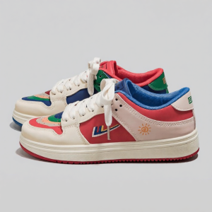 Warrior | Red Blue Yin-Yang Breathable Leisure Sports Shoes