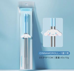 SANRIO ORIGINAL CHOP STICK IMPORT / SUMPIT STAINLESS MELODY / SUMPIT HELLO KITTY / SUMPIT IMPORT CINNAMOROLL