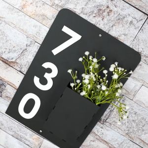 Nomor Rumah Akrilik Modern Planter Acrylic