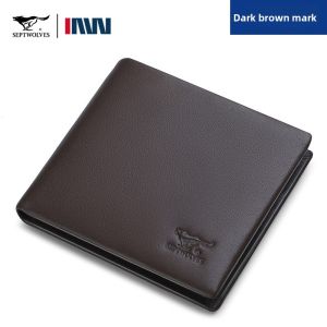 SEPTWOLVES | Leather Wallet for Men