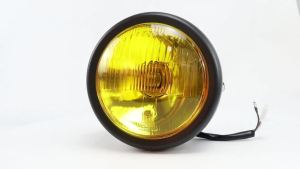 Vintage Motorcycle Headlight Halogen For Harley Sportster GN125 CG125 Chopper Bobber Retro Cafe Racer Round Front Headlamp