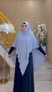 BISA COD! Hijab Jumbo Kepala Soft Pet Antem Kode AHAMA Bahan Kringkel Airflow By Ory AjeZas Collect