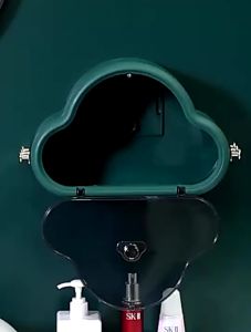 RAK GANTUNG BENTUK AWAN SHENAR/ TEMPAT KOSMETIK / TEMPAT TISSUE TOILET / RAK DINDING