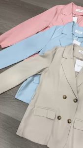 SV 6317 - Candy Sweet Blazer | Silvervogue | Outer Katun Poliester Pakaian Kasual Wanita