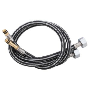 Stainless Steel Braided Hot and Cold Water Supply Hose Extension Sharp End