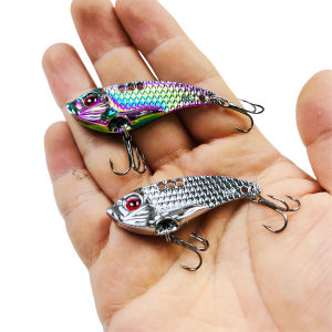 Limnoid 1Pcs VIB Fishing Lure 7g 15g Steel Treble Hooks Lifelike Vibration Swimbait for Freshwater Saltwater Bass Pike Fishing