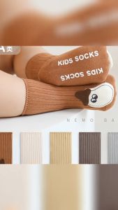[Ready Stock] NEMO BABY New Design Anti-Slip Soft Cotton Socks for Baby Toddlers 韩版卡通宝宝可爱卡通公仔婴儿童防滑中筒袜子