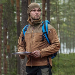 ระเบิดกันหนาวแซงหน้า P300! ขนแกะสีผสมเสื้อฟลีซยุทธวิธีกลางแจ้งสำหรับผู้ชาย