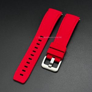 WANSHILI | Dây Đeo Đồng Hồ Chống Thấm Mồ Hôi Bằng Cao Su Flo