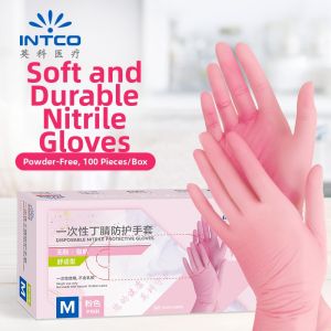 Intco | Children Food Grade Nitrile Rubber Disposable Gloves for Crafting and Drawing Lead Poisoning Prevention