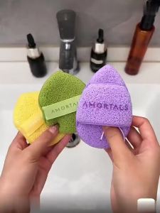 ✨Amortals Soft Cleansing Puff Cleansing Sponge Wash and Wipe Face 尔木萄 洗笑颜开洁颜扑