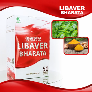 Obat Liver Hepatitis Mata Kuning Ampuh LIBAVER BHARATA Original - Obat Sirosis Liver Perut Bengkak