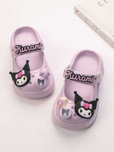 Princess Kuroko Summer Sandals Childrens Indoor Home Slippers Girls Flat Heel EVA Comfortable Slippers Casual Style Kids Footwear