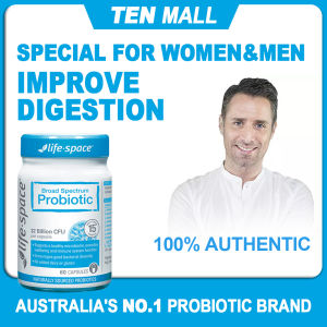 (EXP:2027/04)【Digestive Health】Life space Broad Spectrum Probiotic 60 Capsules Improve Digestive Health Reduce Constipation & Diarrhea （life space probiotics）成人广谱益生菌 probiotics supplement adult
