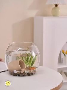 Durable Circular Plastic All-in-One Fish Tank