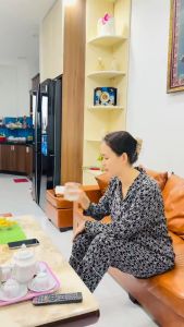 Xe đẩy hàng 4 bánh SUMIKA T300 - Khung thép tay cầm gấp mở tiện lợi tải trọng 300kg