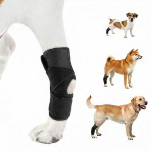 Lovinland Pet Dog Leg Braces for Back Leg Wrap Hock Compression Protects Wounds and Helps heal hind Legs Rear Ankle Joint Preventing Injuries Wet Food Joint Support