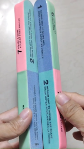 (BISA COD)ALAT KIKIR PENGKILAP KUKU KOREA NAIL BUFFER ART TOOLS PENGHALUS AMPLAS PERAWATAN PEDICURE