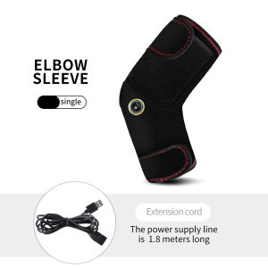 Heated Elbow Massager 3 Heating Massage Modes Fits Elbow Forearm Sole Abdomen Relieves Tendinitis Tennis Elbow Muscle Soreness