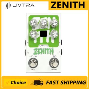 M-VAVE | LIVTRA Electric Guitar Pedal – Modulation/Delay/Reverb/Amp & IR Cab Simulator True Stereo Effects Pedal Tap Tempo USB-C