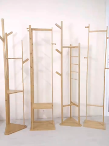 ที่แขวนกระเป๋า ราวแขวน 100%ไม้สน แขวนหมวก/เสื้อผ้า ราวแขวนหมวก ที่แขวนเสื้อ ราวทรงต้นไม้ ราวแขวนกระเป๋า ราวแขวนเสื้อผ้า ราวตากผ้า