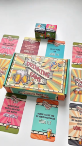 Bộ bài nhậu Drinking Game + 2 Xí Ngầu Ăn Nhậu - Party Game siêu vui cho tiệc tùng liên hoan du lịch
