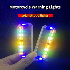 Motorcycle Solar Strobe Lights & Electric Bicycle Anti-rear-end Flashing Lights