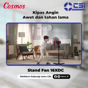 Cosmos 16-SDB Kipas Angin Stand / Berdiri Kaki Kotak 16 Inch / 40 cm