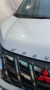 Emblem XPANDER Kap Mesin Logo Tulisan Bahan Timbul Bukan Stiker Biasa Expander Termasuk Perekat GZ