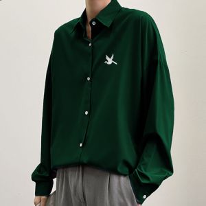 เสื้อเชิ้ตชาย เสื้อเชิ้ตแขนยาว เสื้อเชิ้ตชายแขนยาว เสื้อเชิ้ตผู้ชาย ปัก เสื้อทำงานชาย เสื้อแขนยาวทำงาน M L XL