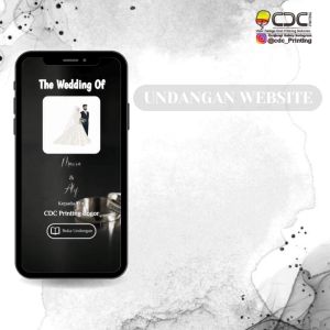 UNDANGAN PERNIKAHAN DIGITAL WEBSITE CANTIK ELEGAN DAN UNIK