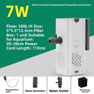 MONLEYTA | Germany Fish Tank Oxygenation Filter Three-In-One Small Silent Water Purification Circulation Pump Suction Convenient Filter