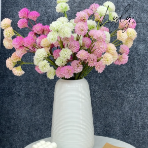 Cúc Tổ Ong Nhí Nhựa 3N bó hoa trang trí tiệc sự kiện. Hoa Lụa LyLy Decor