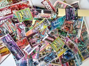 15 Pcs Stiker Bus Mania Mainan Anak Stiker Bus Basuri Telolet