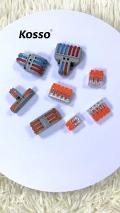 Kosso 5 ชิ้น เทอร์มินอล 32A 250/600V ตัวแยกสายไฟ สำหรับใช้สายแข็งและสายอ่อน DC/AC ขนาดไฟ 28-12 คุณภาพ 2SA