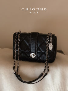CHIO‘2ND | White Tea Inspiration Elegant Quilted Crossbody Bag