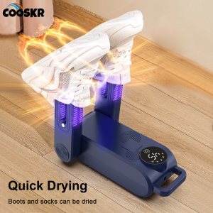 Electric Shoe Dryer UV Sterilization Eliminate Odor Foldable Shoe Dryer Fast Drying Boot Deodorizer Multifunction Socks Dryer