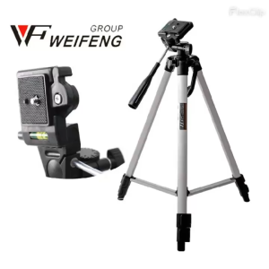 Weifeng WT-330A Lightweight Aluminum Alloy Portable Photography Tripod for Nikon Canon Sony DSLR Cameras Camcorders