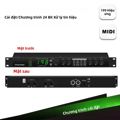 Bộ Xử Lý Âm Thanh Kỹ Thuật Số Chuyên Nghiệp DSP Reverb Đa Hiệu Ứng Equalizer Dành Cho Xử Lý Tín Hiệu Âm Thanh Sân Khấu