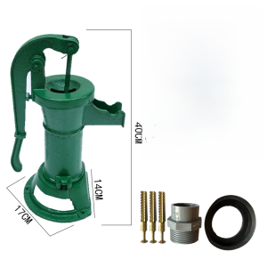 Vintage Hand-Operated Manual Pump Water Well Pressurizer Home Use Nursery Cast Iron Material Manual Drive Water Pump