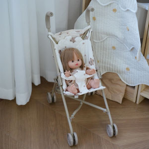 Childrens Toy Shopping Cart Doll Baby Birthday Gift Realistic Pretend Play Girls Toy Carriage Early Education Play Gifts for Kids