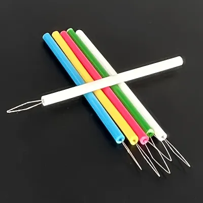 5pcs Plastic Needle Threaders Set Sewing Machine Thread Helper Beading Tool DIY Craft Accessories Elderly Assistance Device