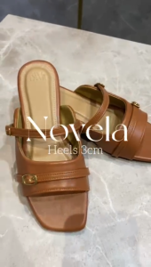 KOWALA Novela Wanita Sendal Heels 3 CM