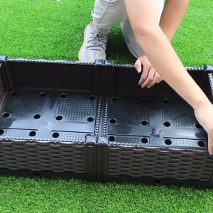 Chậu Trồng Cây Lắp Ghép Nhựa Nguyên Sinh Dài 80cm Rộng 40cm Cao 22cm