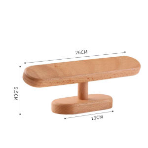 High-End Bla Walnut Wood Watch Stand Real Wood Nelace Bracelet Display Storage Ra Ele Home Organization Jewelry Box