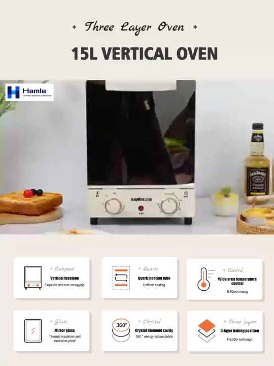 Hamle Oven 15L Multifunction Automatic Oven For Baking Household