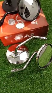 SPION SEPION BULAT RETRO MINI CHROME HONDA