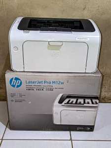 printer hp LaserJet pro M12 w