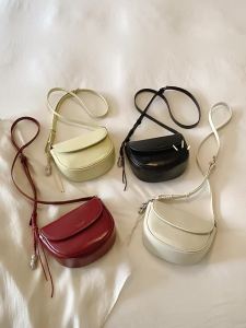 Chio’2nd | Genuine Leather Chestnut Crossbody Saddle Bag